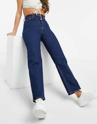 wide leg ankle grazer jeans