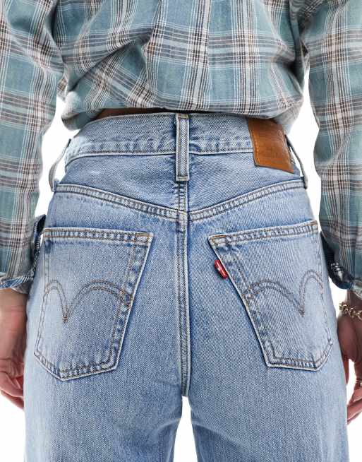 Levi's Ribcage Wide-Leg Jeans in High Times