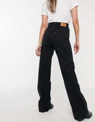 levi's ribcage wide leg jeans