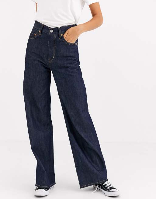 Levi's Ribcage wide leg jeans