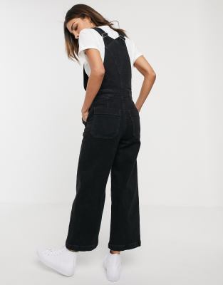 levis overalls black