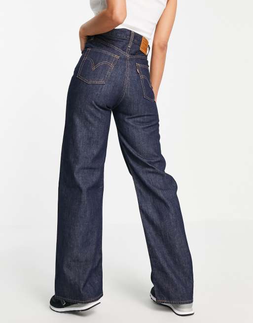 Ribcage Wide Leg Women's Jeans - Light Wash