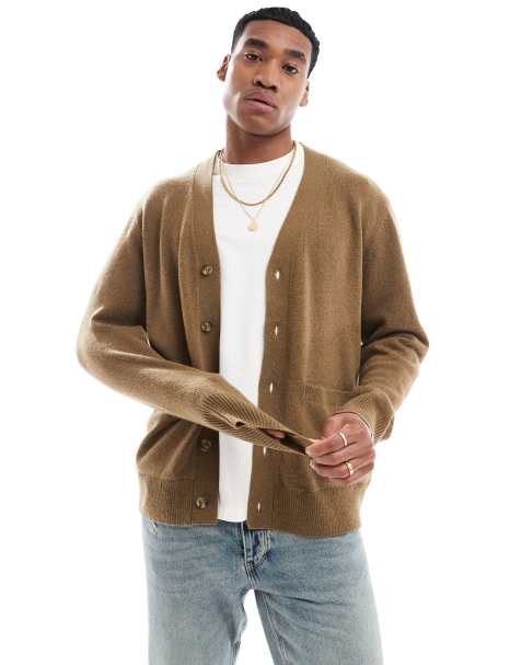 Levi's - Richmond - Cardigan comodo in maglia marrone - view 1