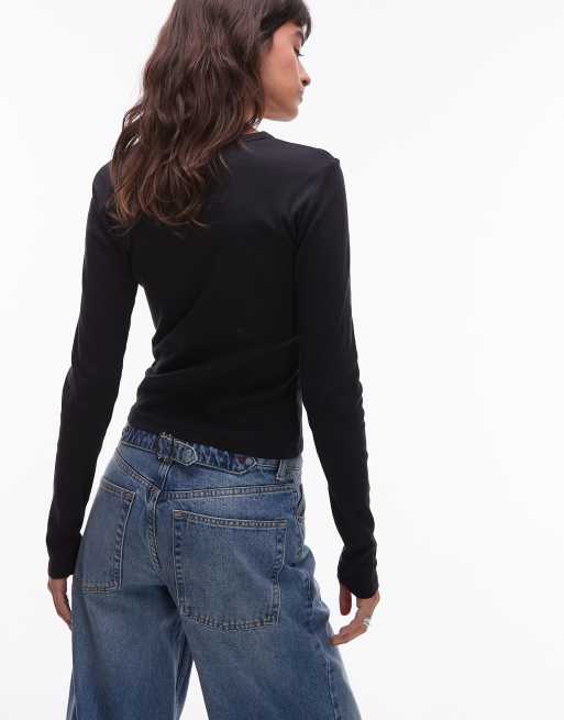 Levi's Rickie Diamonte logga t-shirt i svart, 4 av 4