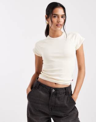 Levi's Riley Starfish Print T-shirt In White