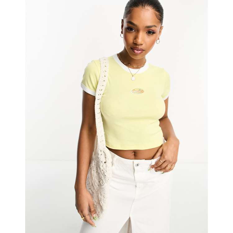 Levi crop shop top