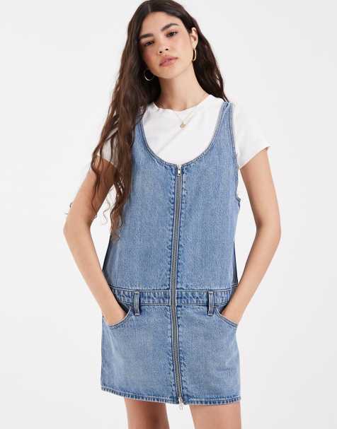 Levi's - Robe courte zippée - Bleu - view 1