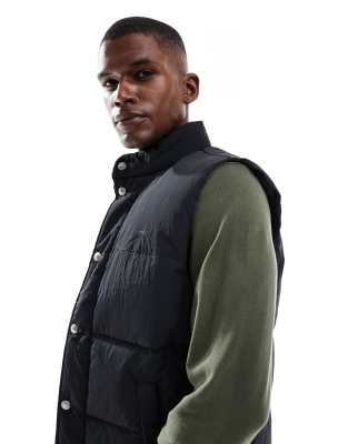 Levi's Rockridge Puffer Vest In Black