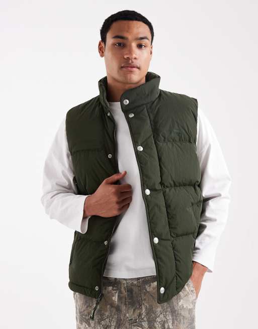 Levi's rockridge puffer vest in dark green