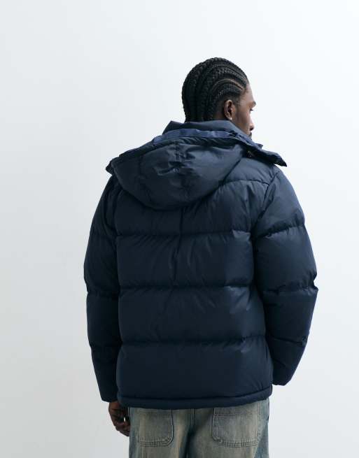 Levi's rockwell hooded jacket in dark blue, 4 of 5