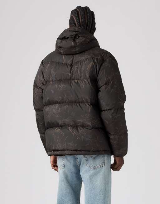 Levi's Rockwell hooded puffer in black, 2 of 4