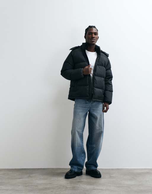 Levi's Rockwell pikowana kurtka z kapturem w czerni, 4 z 5
