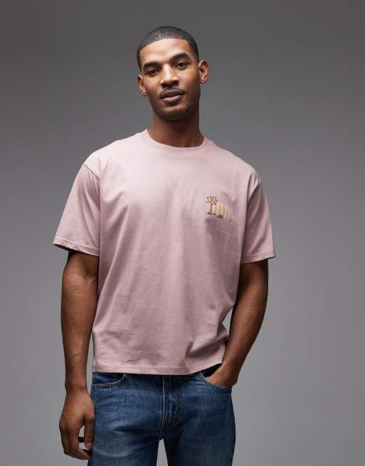 Levi's – Röd, tvättad t-shirt i boxig, oversized fit med tryck baktill, 3 av 5