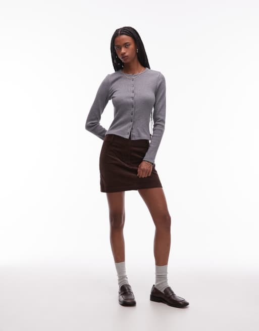 Levi's - Rory - Langærmet og grå top med knapper, 2 af 4
