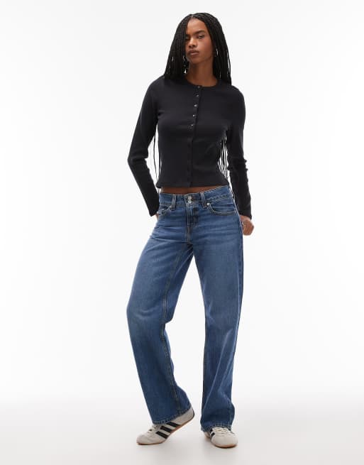 Levi's - Rory - Top boutonné à manches longues - Noir, 4 de 4