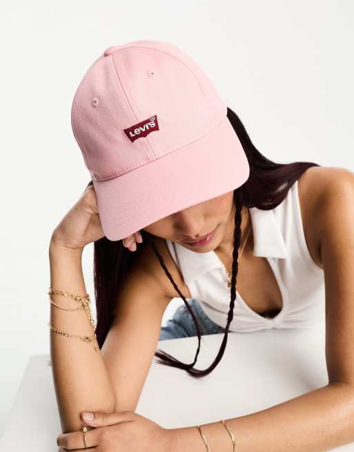 Levi's - Rosa keps med liten batwing-logga