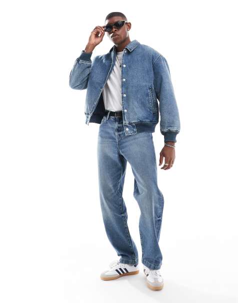 Levi's – Rowan – Niebieska jeansowa kurtka w uczelnianym stylu - view 1