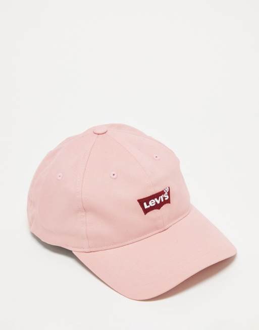 Levi's – Różowa czapka z daszkiem i logo