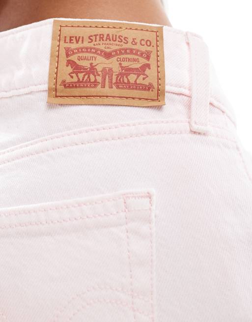 Levi's – Różowe luźne jeansy z niskim stanem, część zestawu, 3 z 5