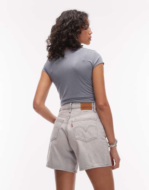 Levi's – Różowe szorty baggy z podwyższonym stanem, 2 z 5