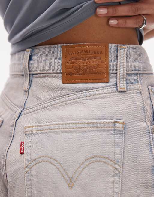 Levi's – Różowe szorty baggy z podwyższonym stanem, 3 z 5