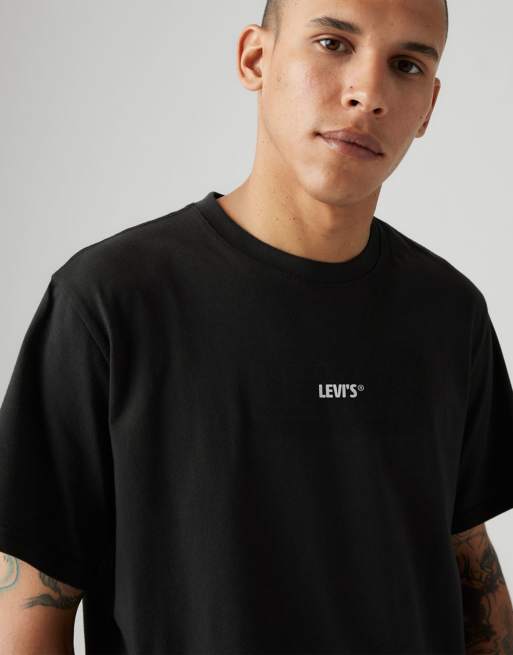 Levi's - Ruimvallend T-shirt met print op de achterkant in zwart, 4 van 4
