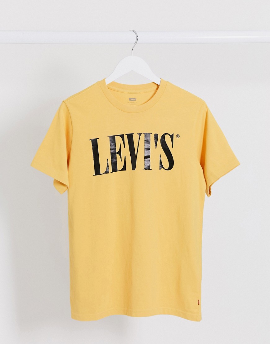 Levi's - Ruimvallend T-shirt-Geel