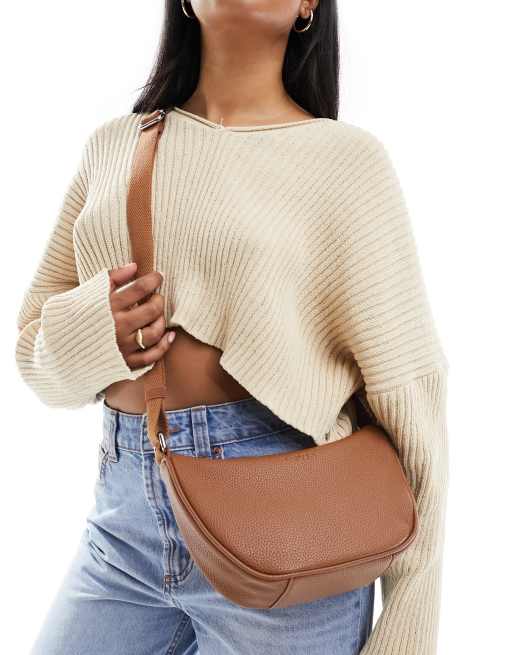 Levi's - Sac porté épaule en similicuir avec logo - Marron