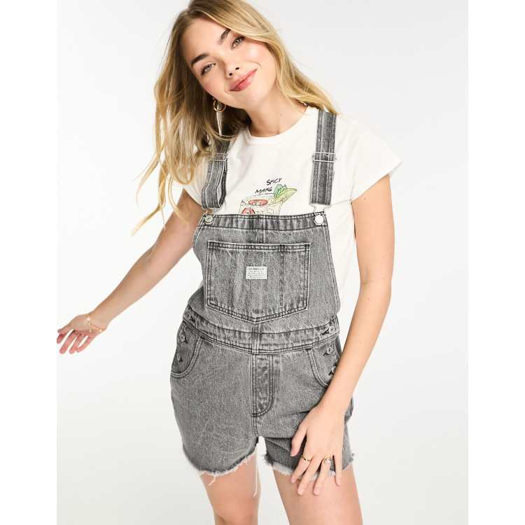 Levi s Salopette courte style vintage Noir delave ASOS