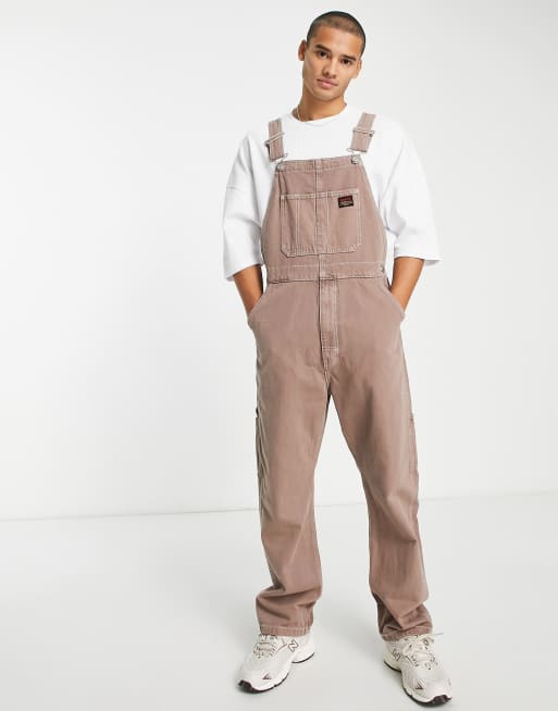 Levi's - Salopette di jeans color cuoio