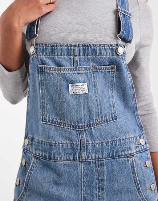 Lilo - Salopette en jean coupe droite pour Femme