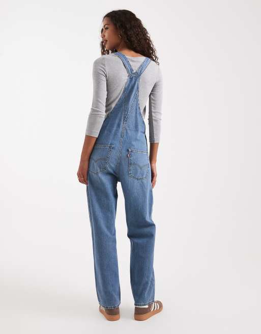 Levi's - Salopette en jean coupe vintage - Bleu clair, 4 de 4