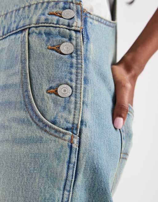 Levi's salopette en jean vintage bleu clair, 3 de 4