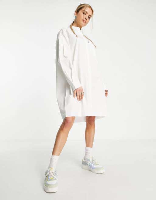 Levi's samara shirt dress in white | ASOS