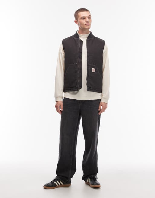 Levi's - Sansome - Veste sans manches en toile rembourrée - Noir, 2 de 5