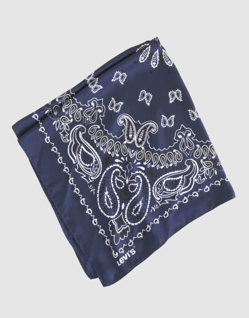 Levi's Satin bandana in blue, 2 of 4