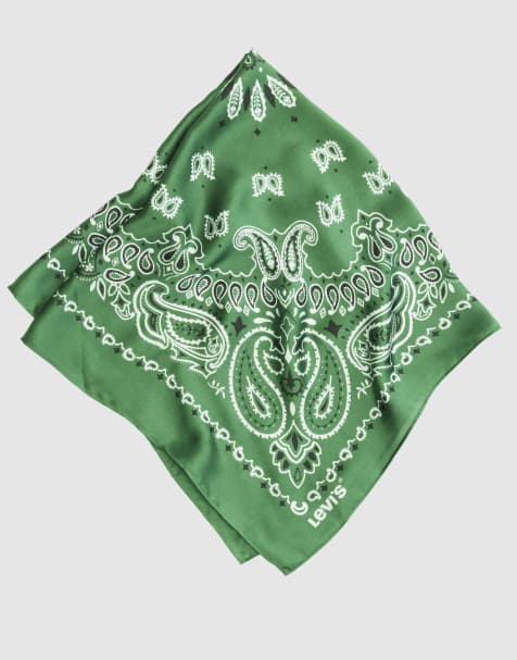 Levi's Satin bandana in green - view 1