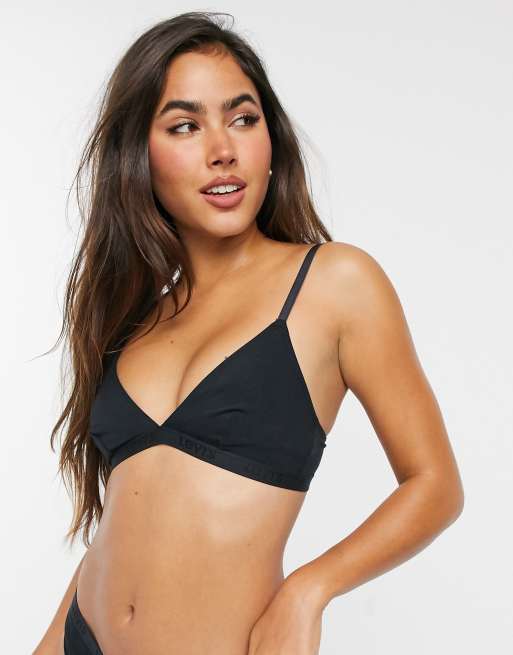 Levi s Schwarzes Triangel Bralette Kombiteil ASOS