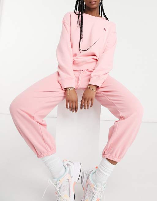 Pink sweatpant online set