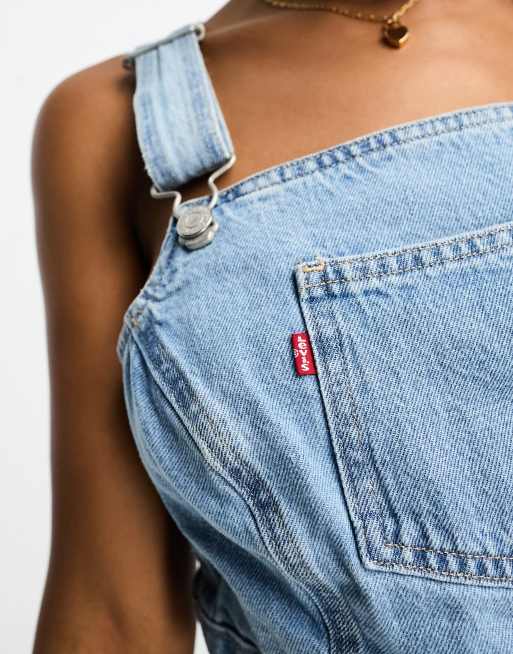 Levi's - Shellsea - Denimtop i blå vask med lomme, 3 af 4