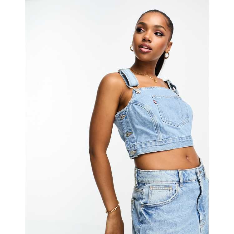 Levi crop outlet top