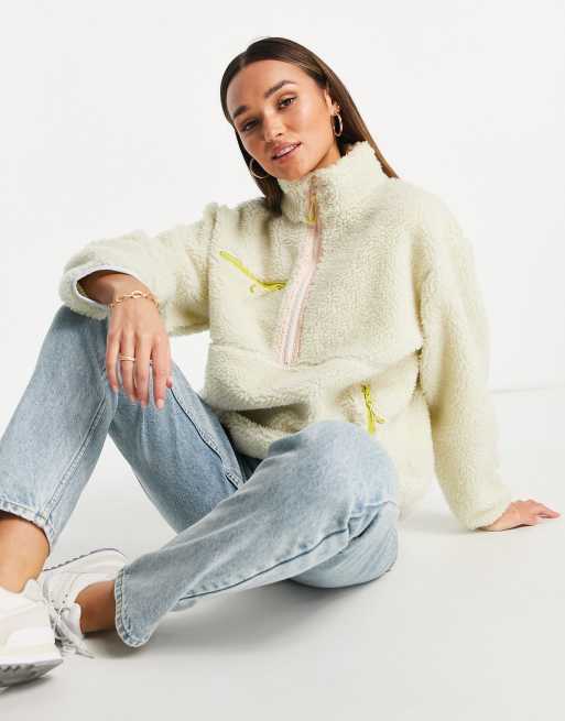 Levi's - Sherpa fleece in grijs