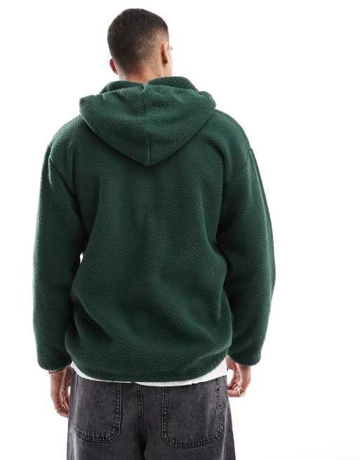 Levi s sherpa hoodie in green