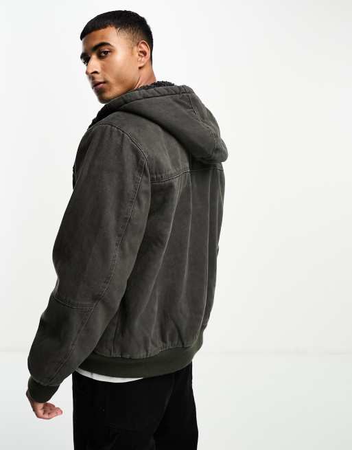 Levis sherpa jacket cheap with hoodie