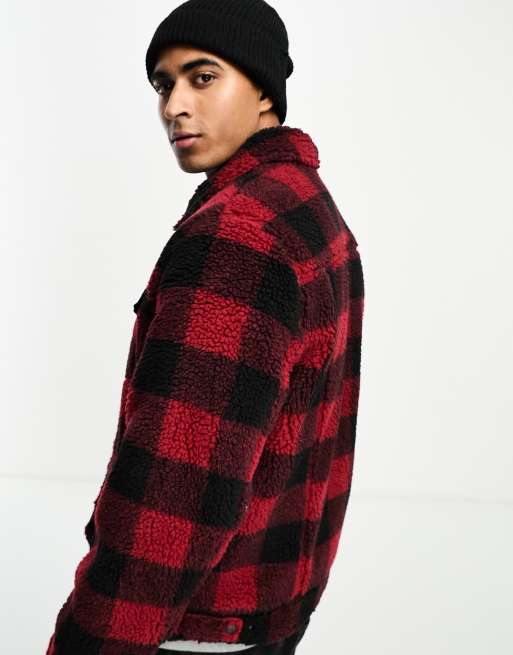 Levi's red hot sale sherpa jacket