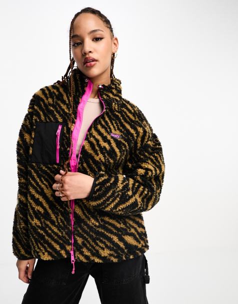 Levi's - Sherpa met ritssluiting, zak en zebraprint - view 1