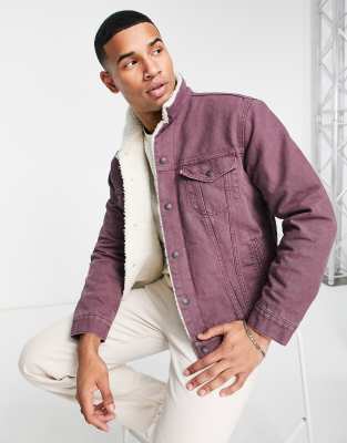 Levi's burgundy jacket best sale