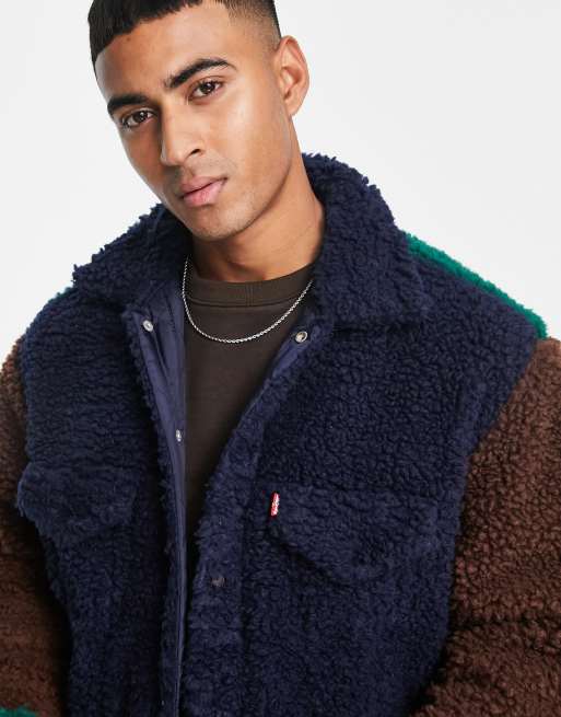 Levi's wool best sale sherpa trucker jacket