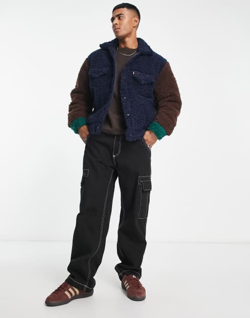 Levis color block clearance jacket