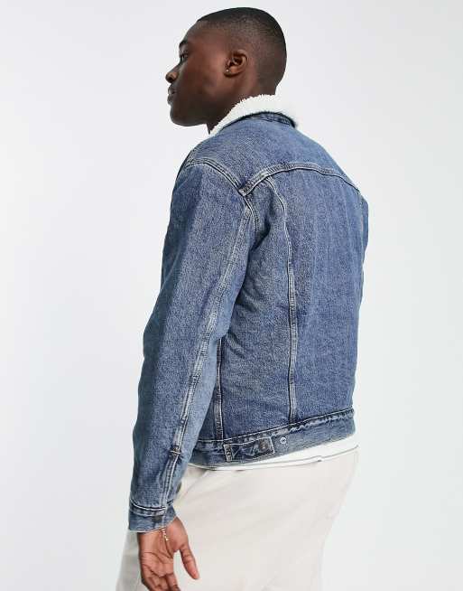 Levis mayze store sherpa trucker